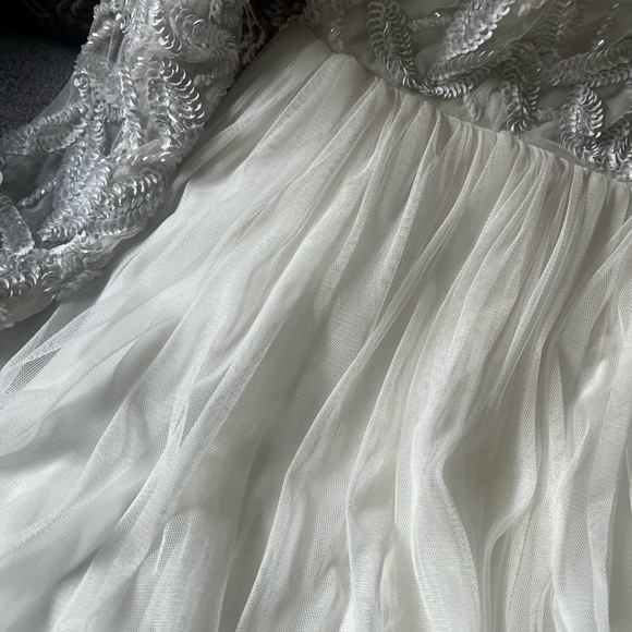 ASOS Embebed Wedding Dress - Picture 5 of 7